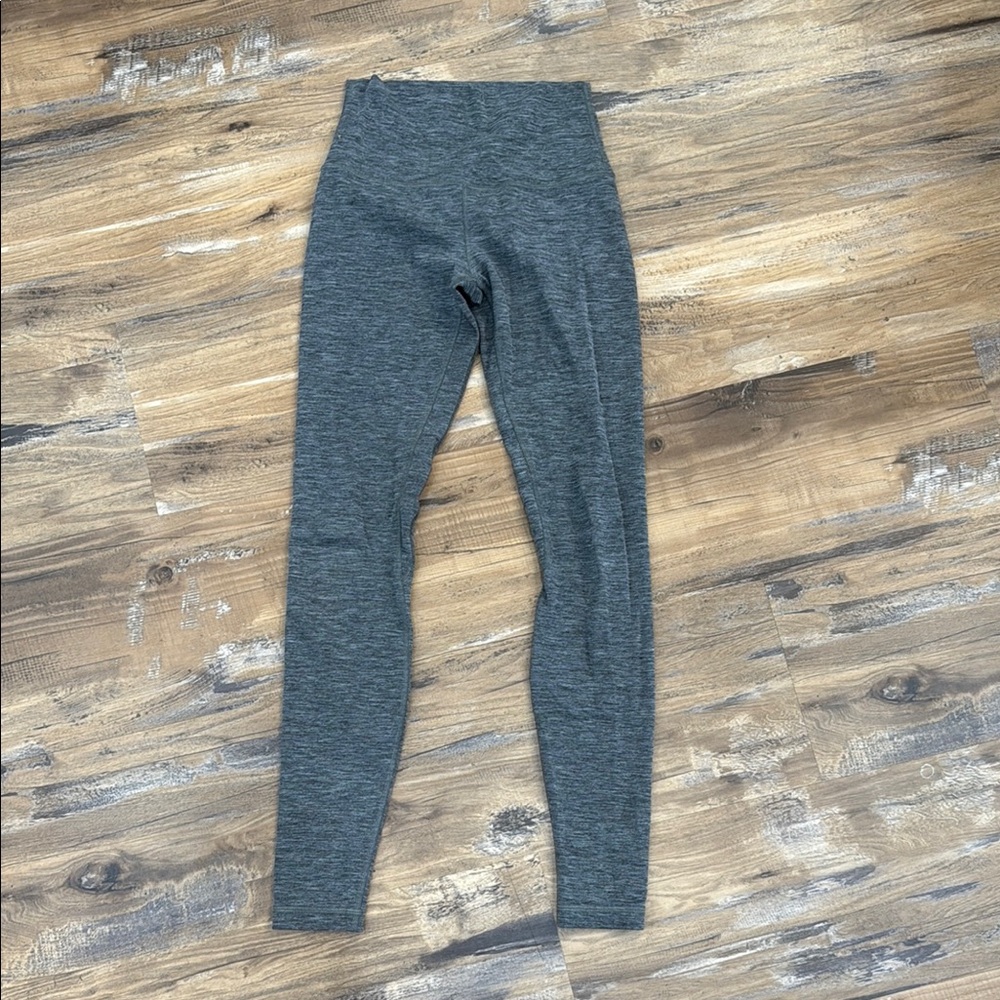 Lululemon size 4 align Heathered gray leggings. 25” inseam